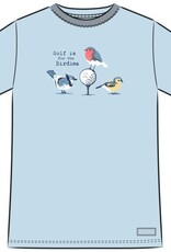 Life Is Good Women's Golf is for the Birdies Short Sleeve Crusher Tee