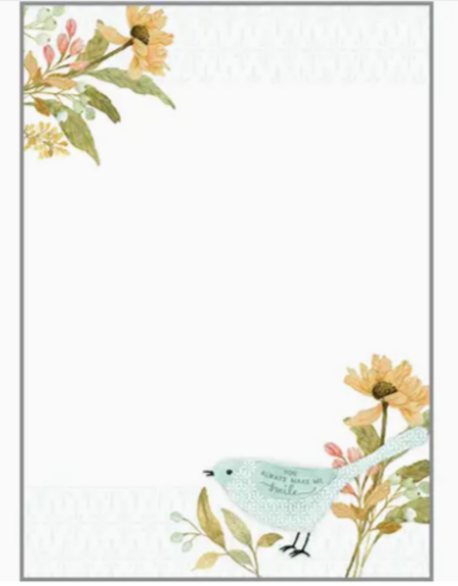 Gina B. Designs, Inc Memo Pad -  Friendly Bird