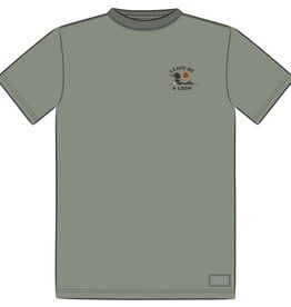 Life Is Good Men's Leave Me A Loon Short Sleeve Crusher Tee