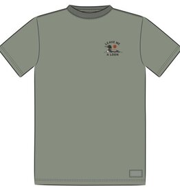 Life Is Good SALE Men's Leave Me A Loon Short Sleeve Crusher Tee