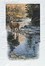 Pumpernickel Press Shallow Crossing Sympathy Greeting Card