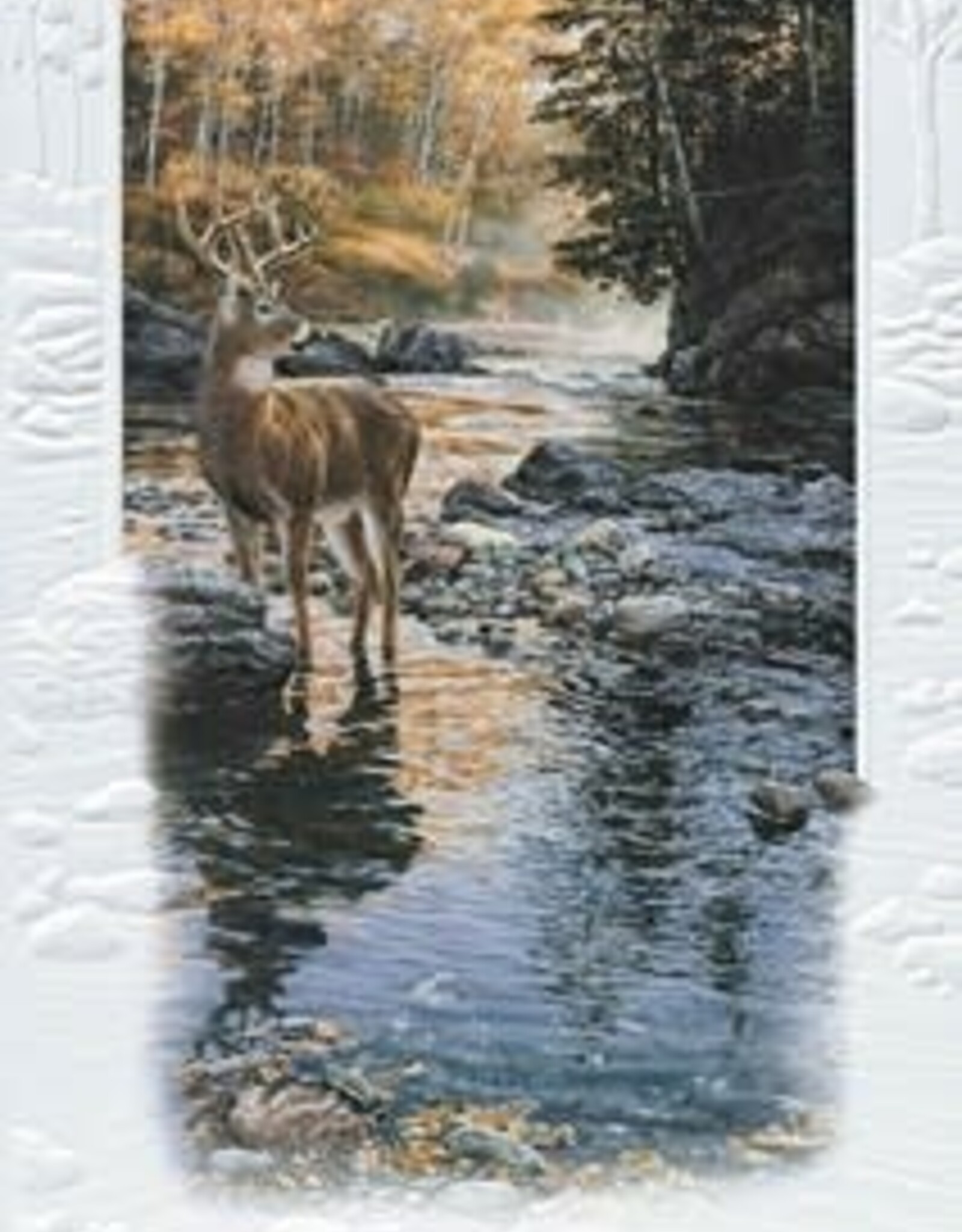 Pumpernickel Press Shallow Crossing Sympathy Greeting Card