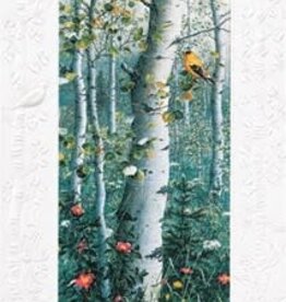 Pumpernickel Press Goldfinch Aspens Greeting Card