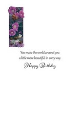 Pumpernickel Press Among The Blossoms Birthday Greeting Card