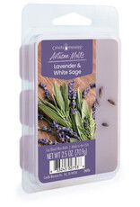 Candle Warmers Artisan Wax Melt - Lavender & White  Sage