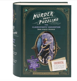Chronicle Books Murder Most Puzzling: The Clairvoyants' Convention 500 Piece Puzzle