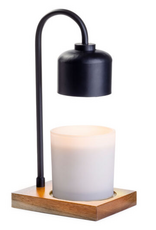 Candle Warmers Arched Candle Warmer Lamp Black & Wood