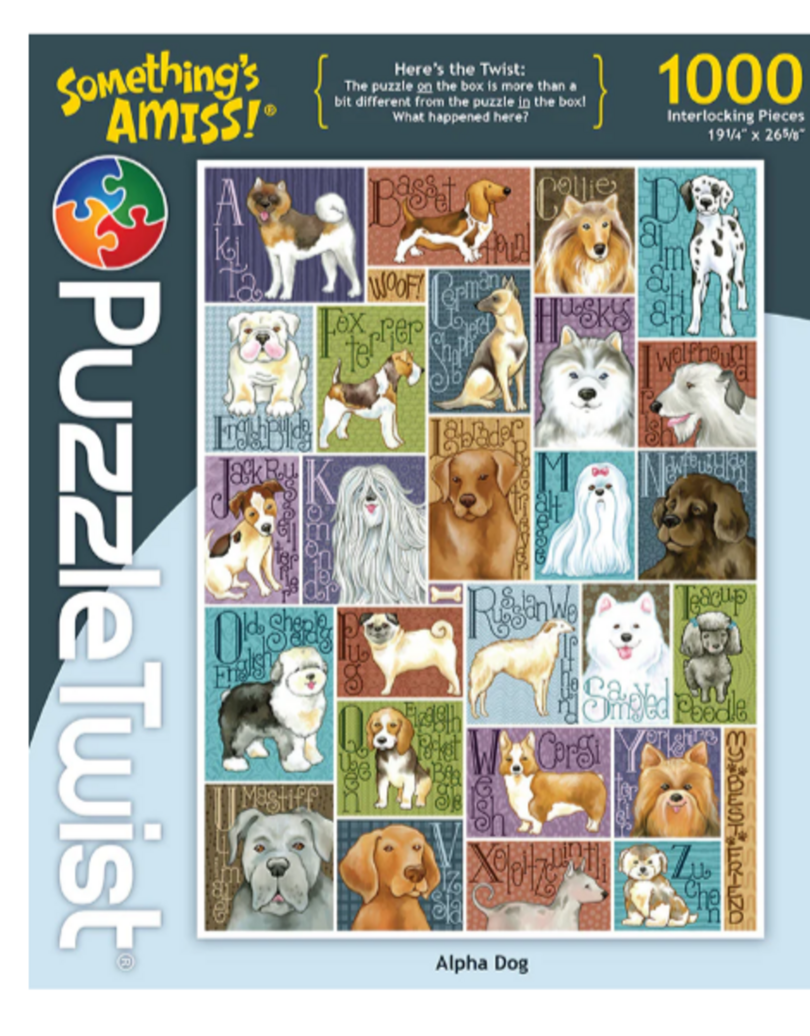 Something's Amiss Alpha Dog 1,000 Piece Puzzle Twist