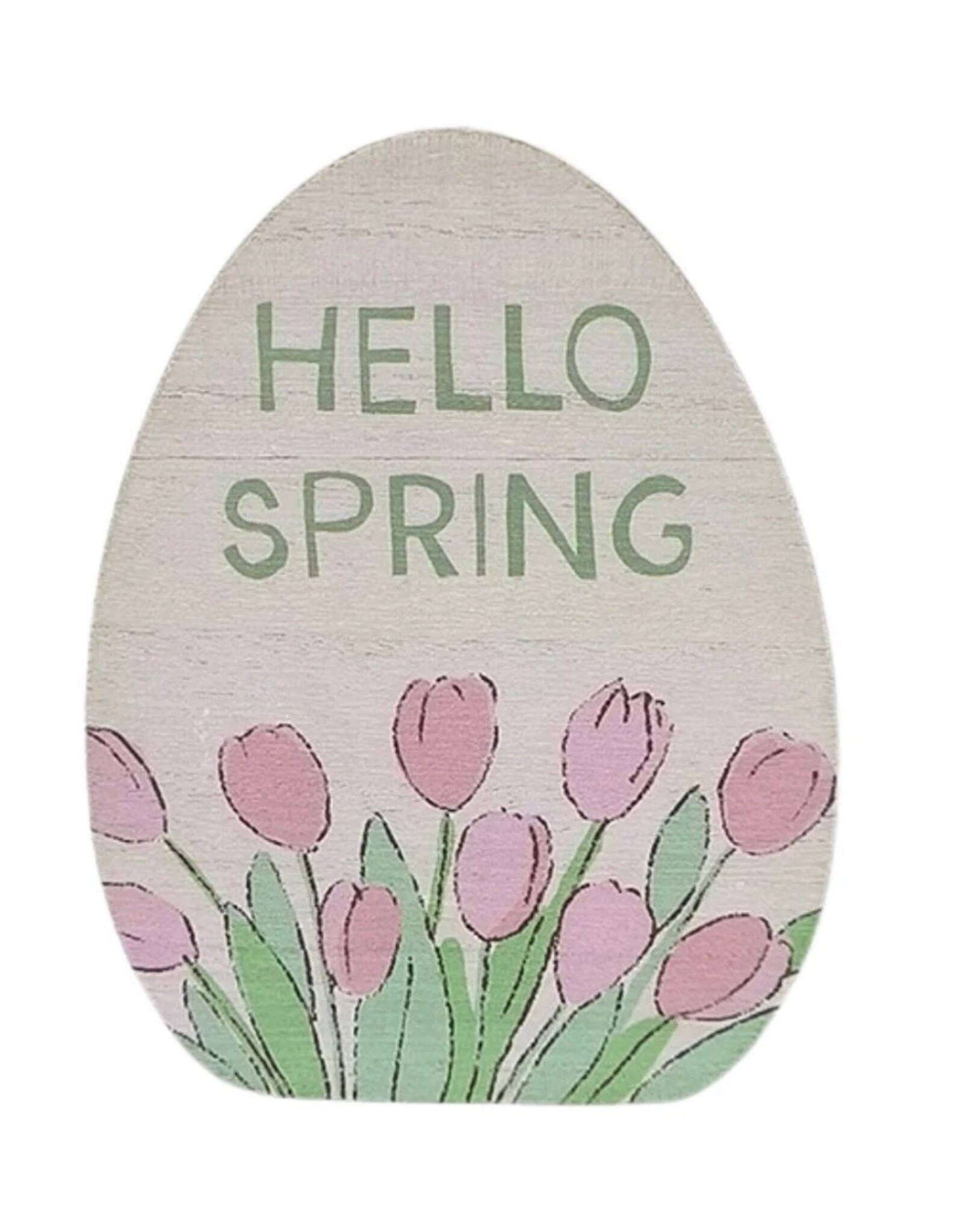 Collins Painting & Design Spring Tulips Egg