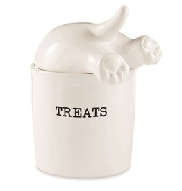 Mudpie Dog Tail Treat Canister