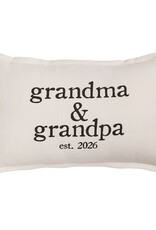 Mudpie Grandparent 2026 Pillow