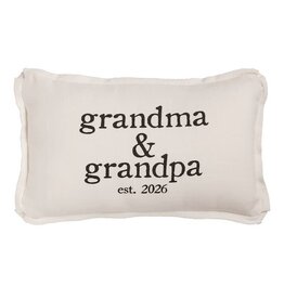 Mudpie Grandparent 2026 Pillow