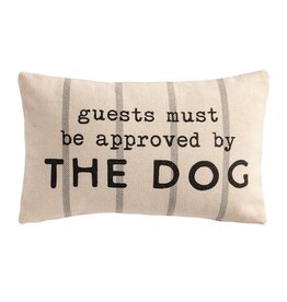 Mudpie Guest Pet Striped Pillow