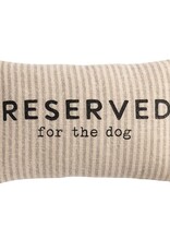 Mudpie Reserved Pet Striped Pillow