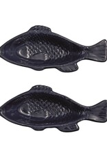 Mudpie Blue Fish Dip Bowl Set