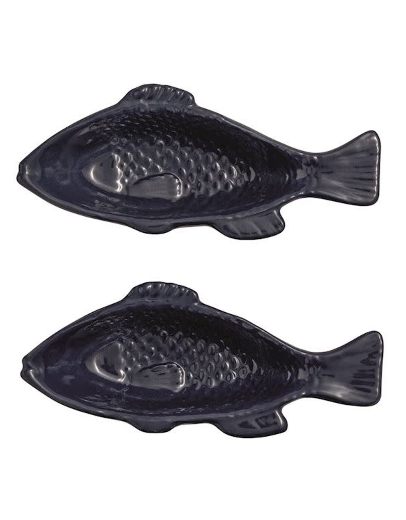 Mudpie Blue Fish Dip Bowl Set