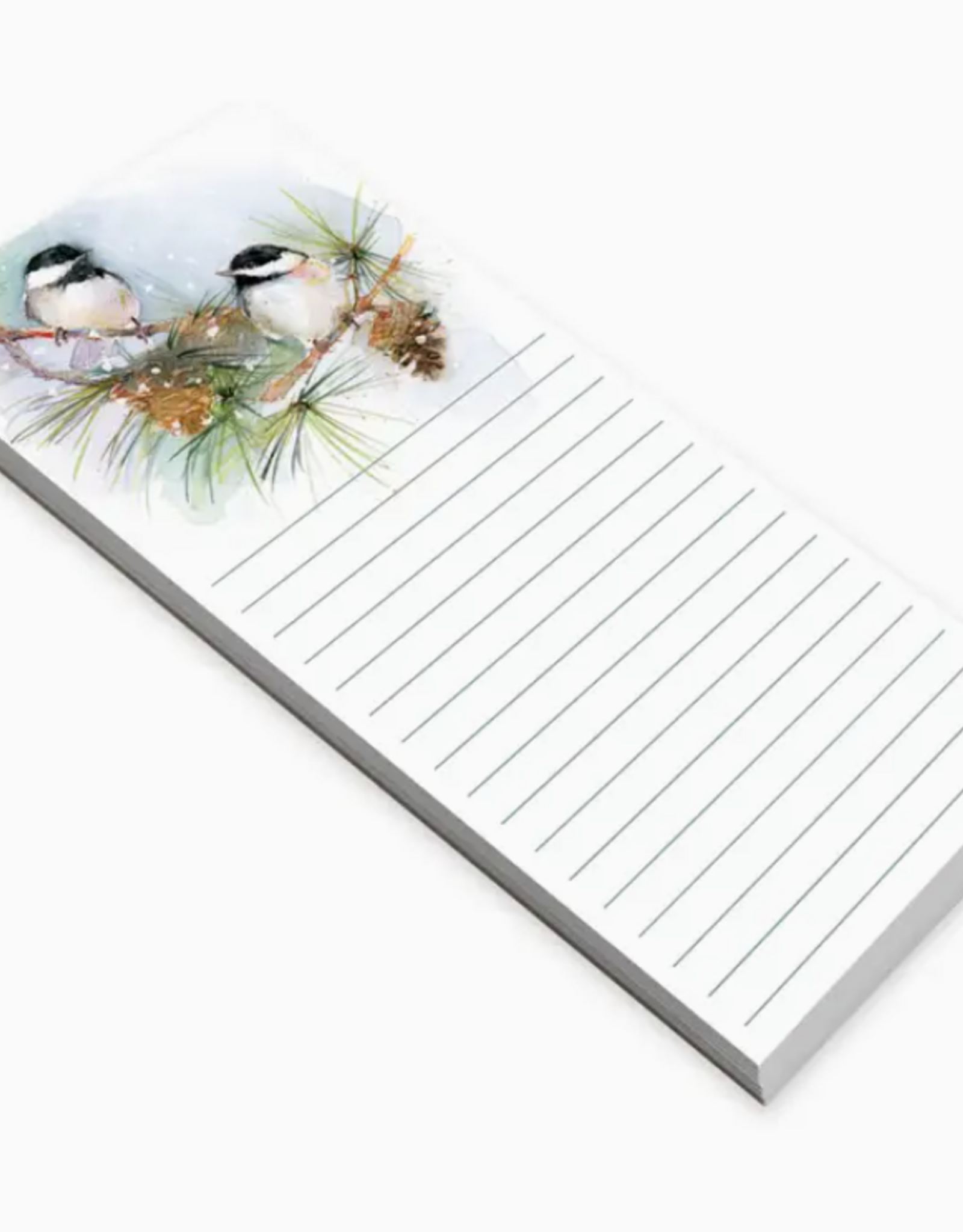 Gina B. Designs, Inc List Pad - Chickadees On Pine