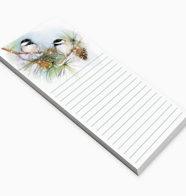 Gina B. Designs, Inc List Pad - Chickadees On Pine