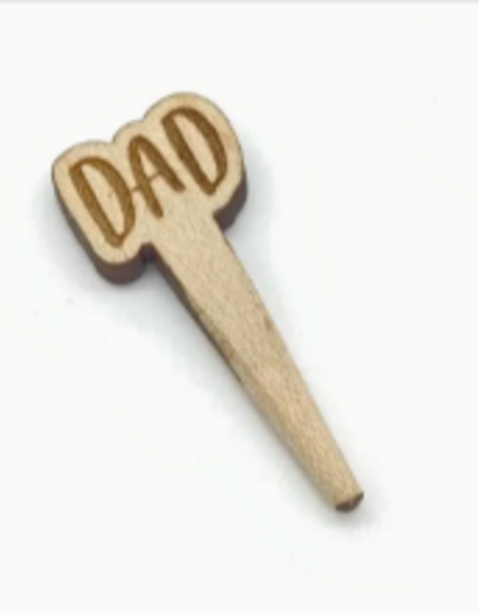 Cast & Carve Cribbage Peg Pair - Dad