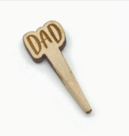 Cast & Carve Cribbage Peg Pair - Dad