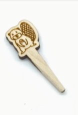 Cast & Carve Cribbage Peg Pair - Beaver