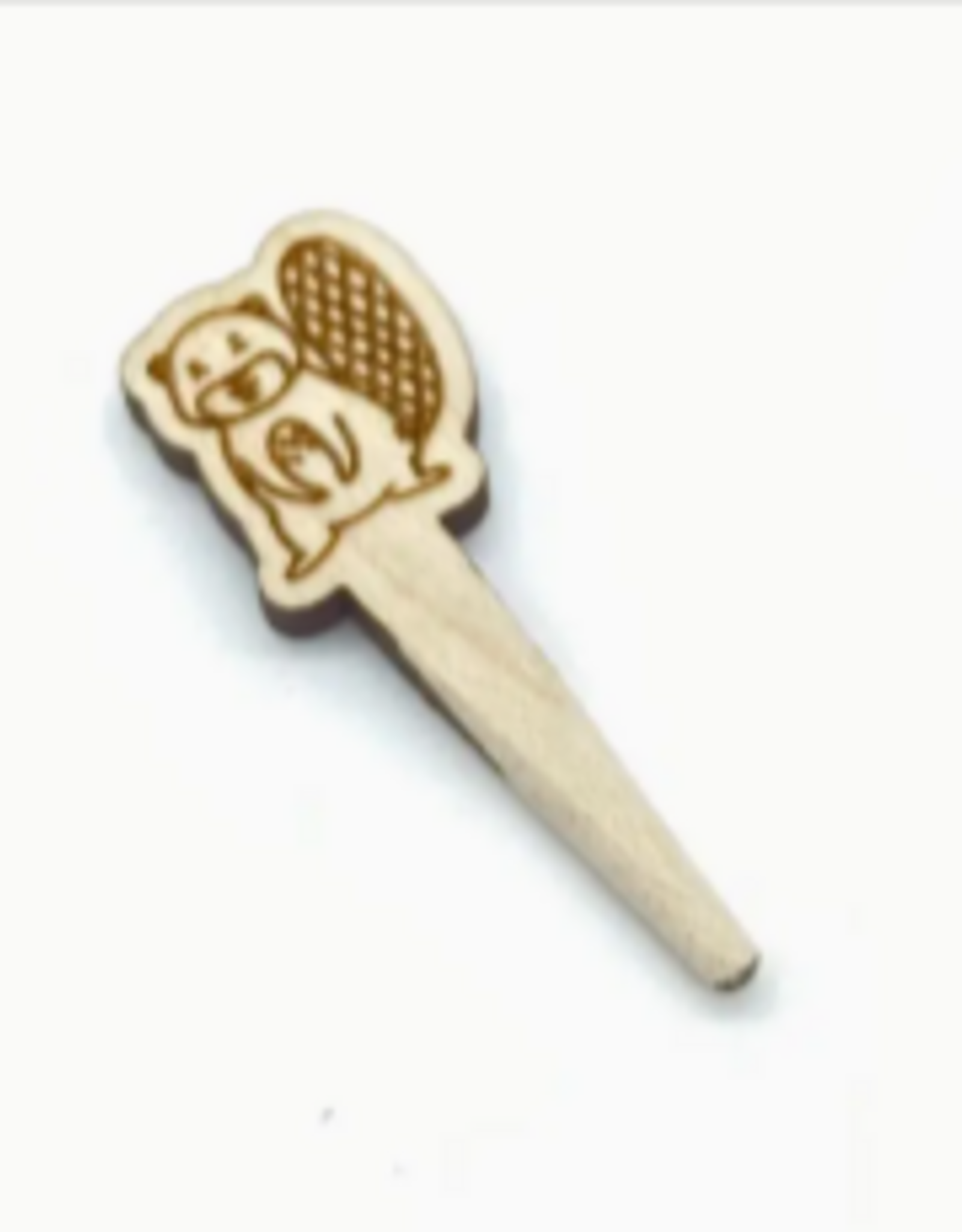 Cast & Carve Cribbage Peg Pair - Beaver