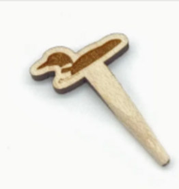 Cast & Carve Cribbage Peg Pair - Loon