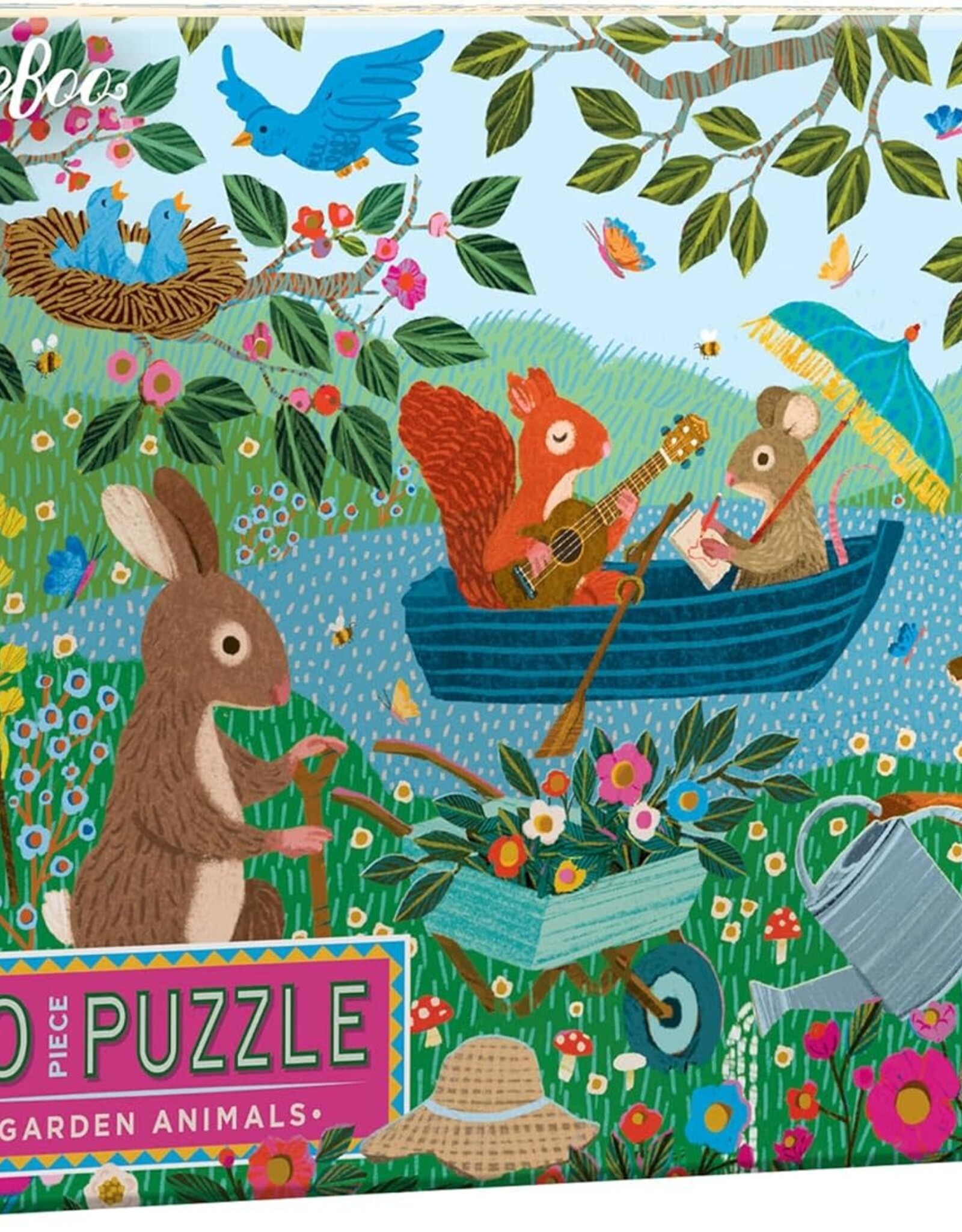 Eeboo Garden Animals 20pc Puzzle