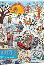 Eeboo Winter Sleigh Ride 20pc Puzzle