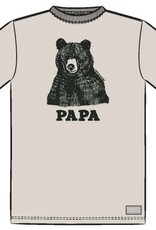 Life Is Good Men's Fineline Papa Bear Short Sleeve Crusher Tee