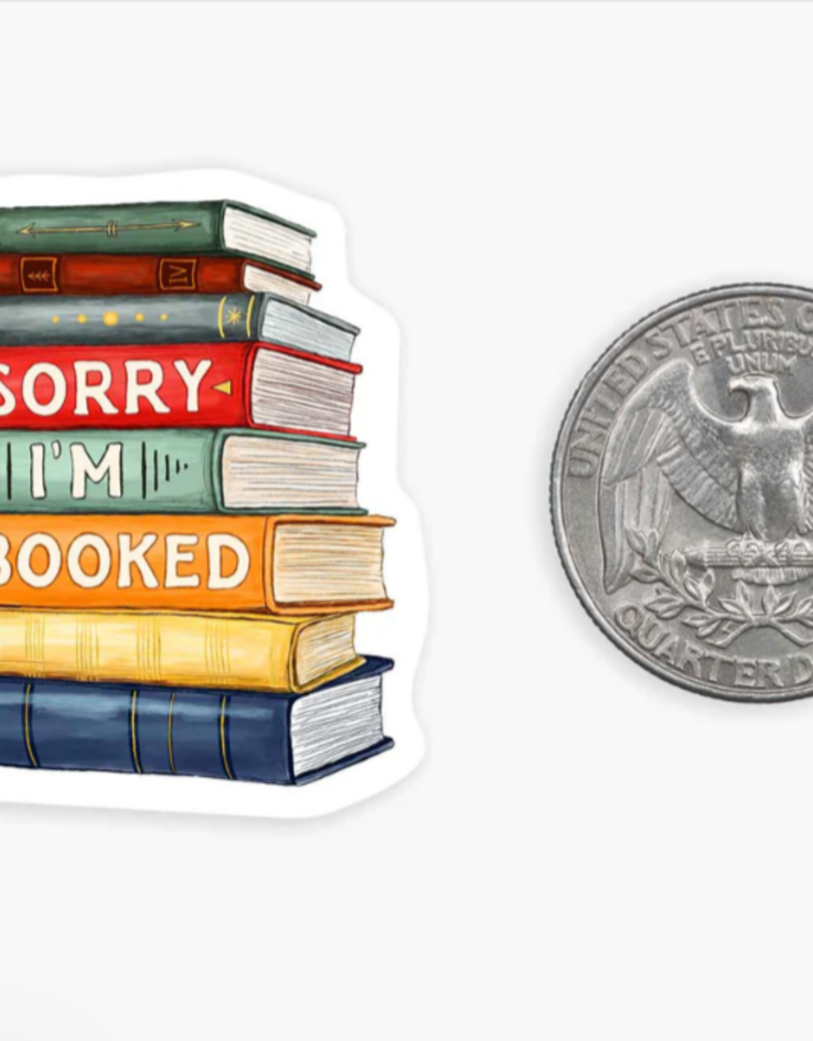 Nice Enough Booked MINI Sticker