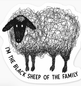 Nice Enough Black Sheep Sticker
