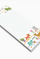 Gina B. Designs, Inc List Pad - Cats and Dogs