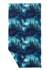June Apothicarie The Northern Lights Double Sided Waffle Dish Towel