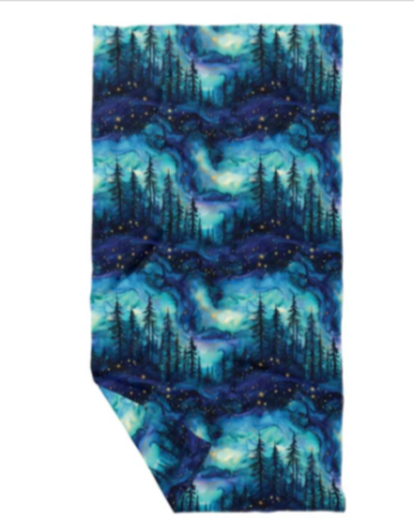 June Apothicarie The Northern Lights Double Sided Waffle Dish Towel