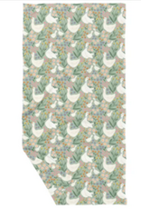 June Apothicarie Silly Goose Waffle Recycled Dish Towel
