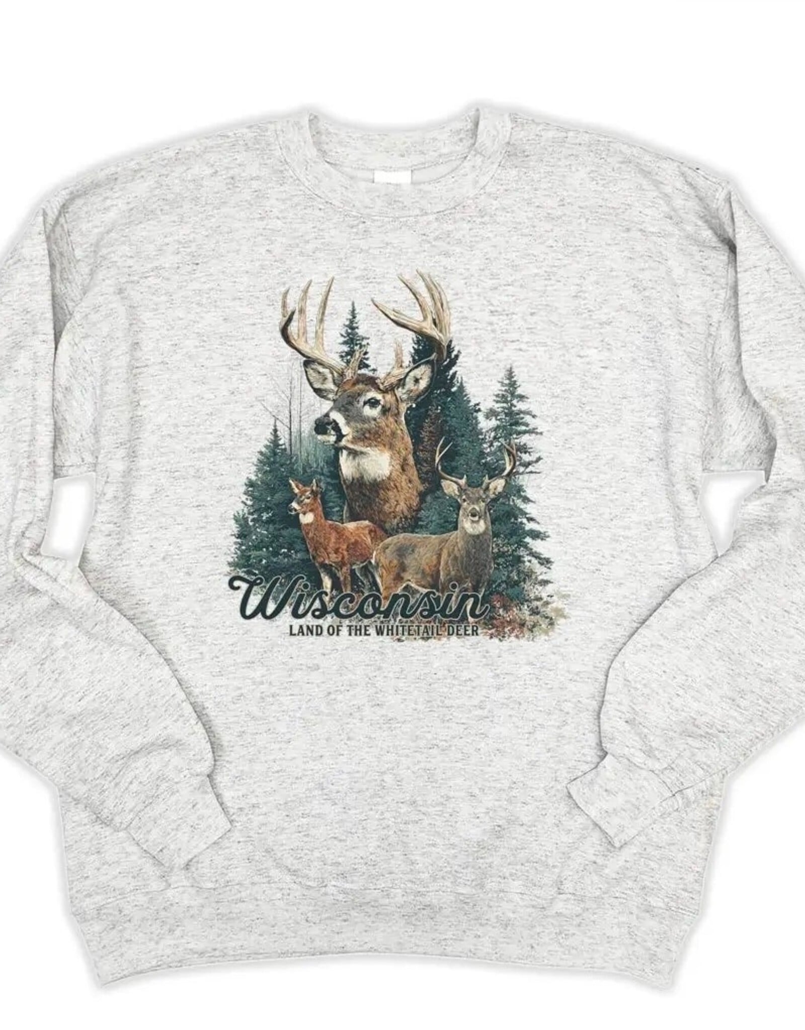 218 Clothing + Gift Whitetail Deer Crew Sweatshirt