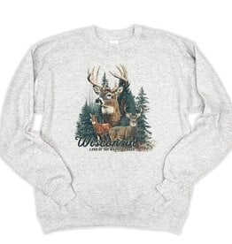 218 Clothing + Gift Whitetail Deer Crew Sweatshirt