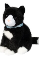 Douglas Mini Black & White Cat Stuffed Animal