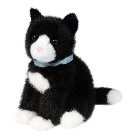 Douglas Mini Black & White Cat Stuffed Animal