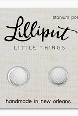 Lilliput Golf Ball Earrings