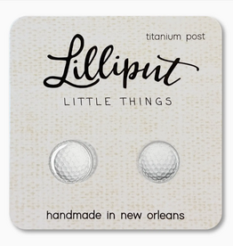 Lilliput Golf Ball Earrings