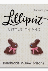 Lilliput Chocolate Easter Bunny Earrings