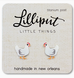 Lilliput Chicken Earrings