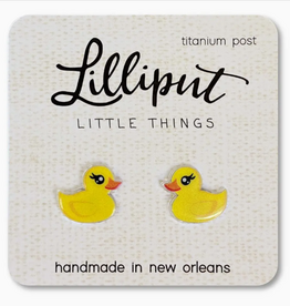 Lilliput Rubber Ducky Earrings
