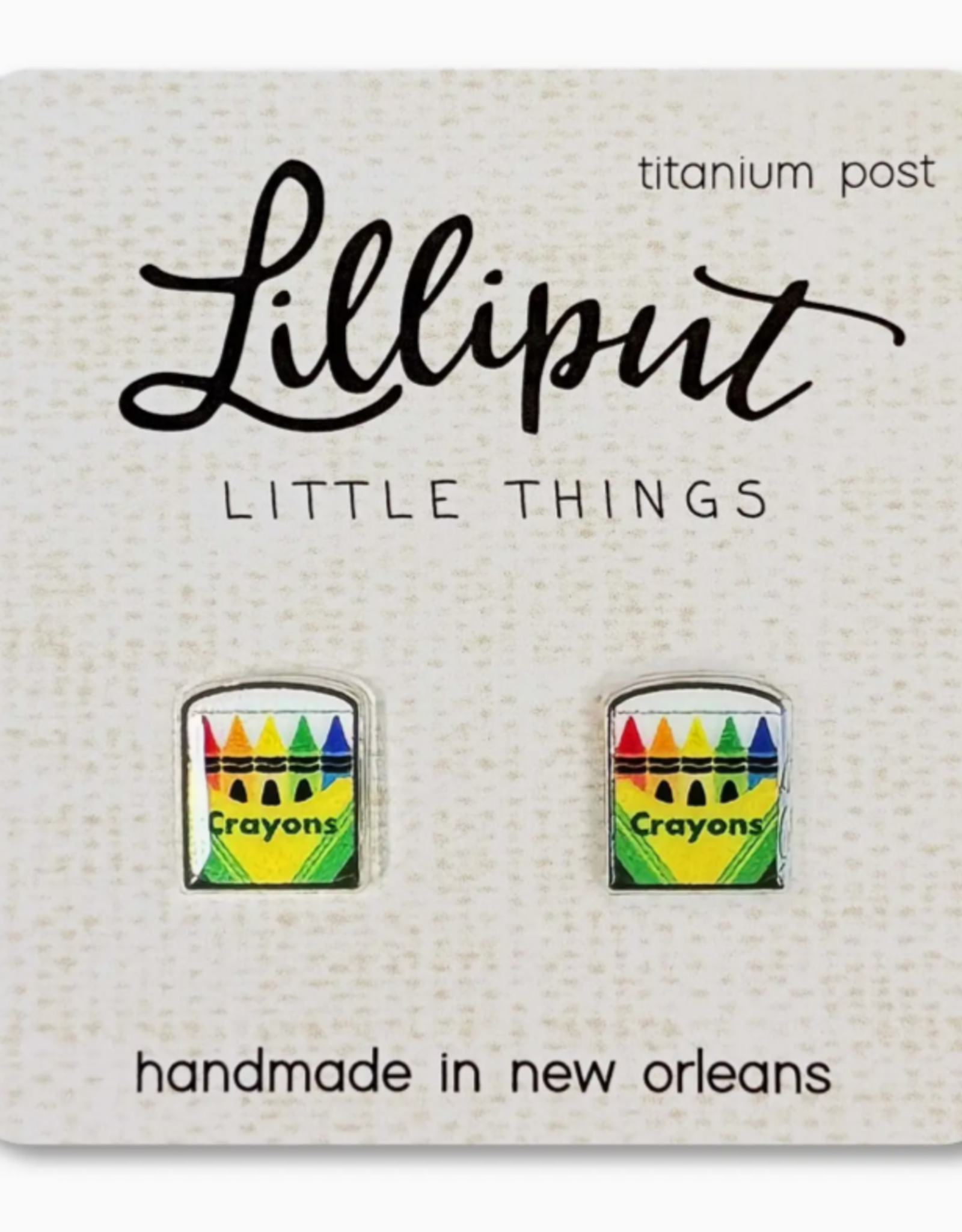 Lilliput Crayon Earrings