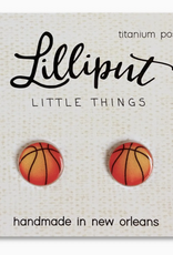 Lilliput Basketball Earrings