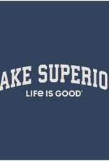 Life Is Good Men's Lake Superior Arch Short Sleeve Crusher Tee