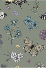 Life Is Good Women's Butterfly Garden Pattern Crusher Boxy Tank