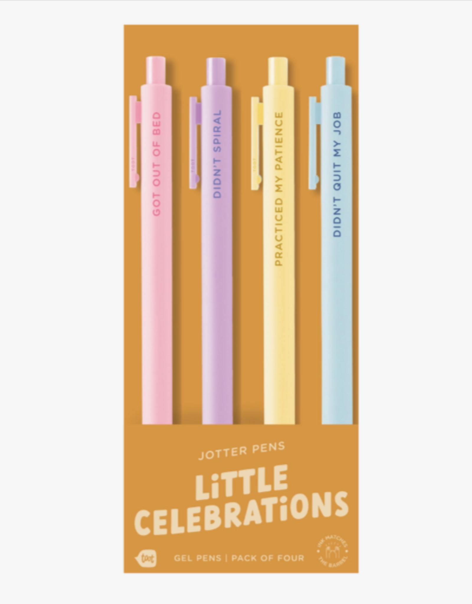 Talking Out of Turn Jotter Pen Set 4 Pack - Little Celebrations